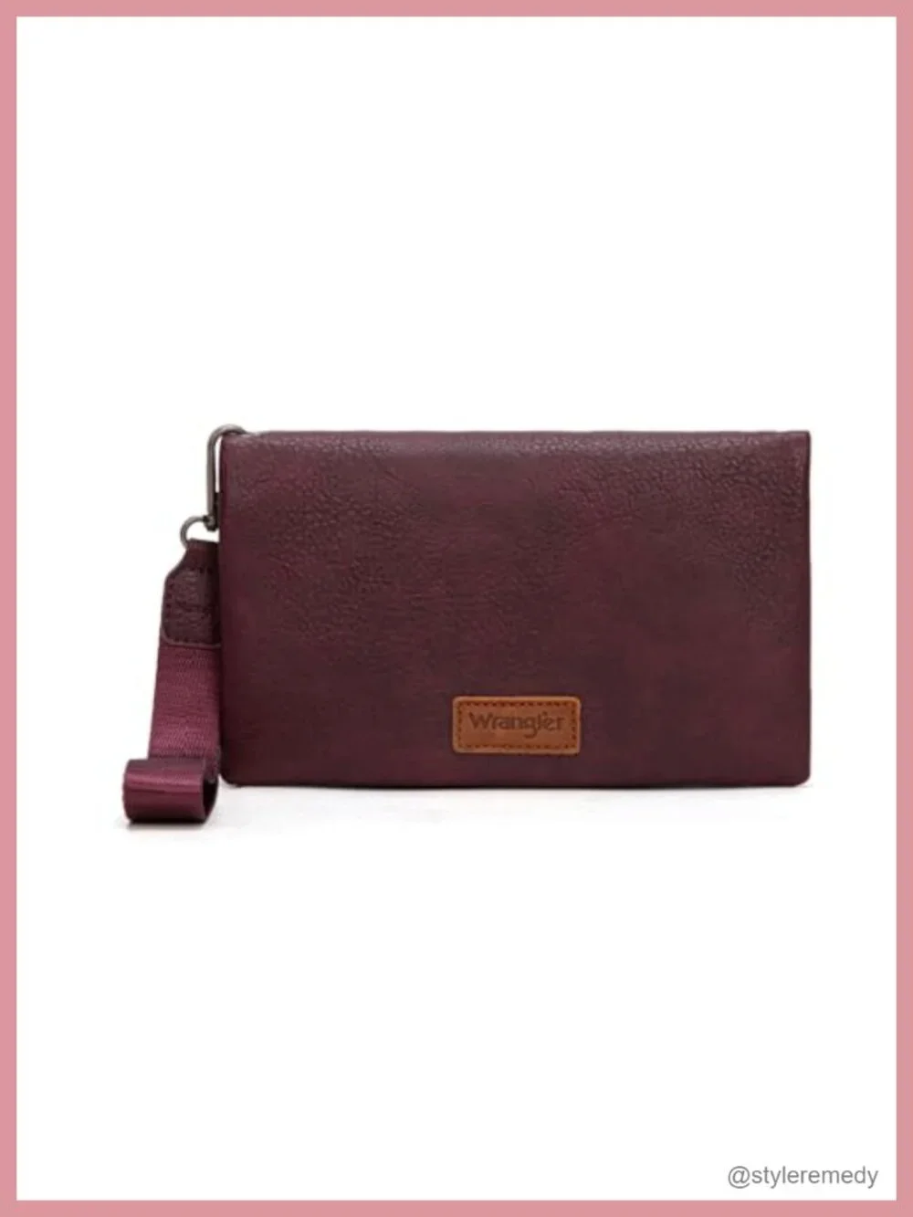 Wristlet Wallet RFID Blocking Bifold Clutch Credit Card Holder with Crossbody